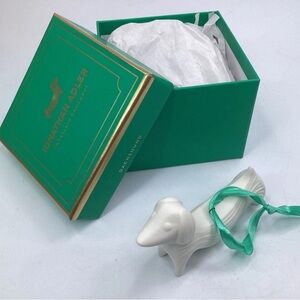 NIB Jonathan Adler Porcelain Ornament - Dachsund